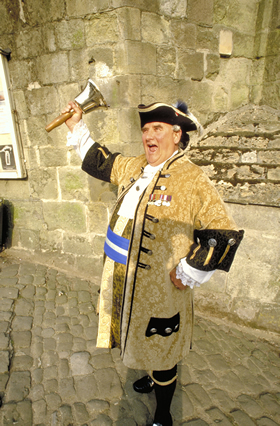 Town Crier On Gold Hill, Shaftesbury